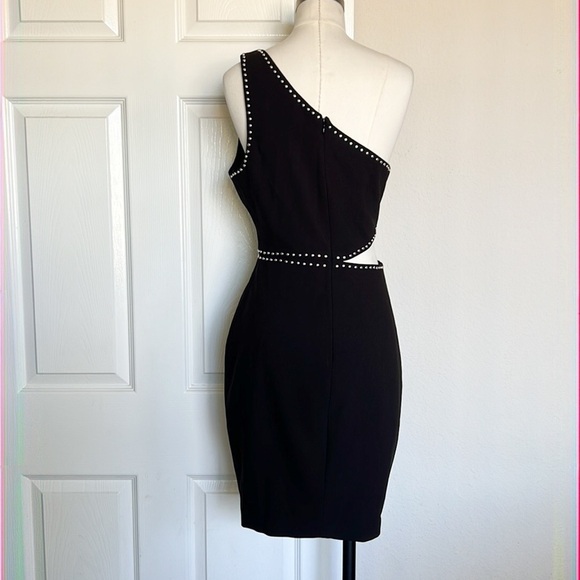 NWT Likely Portia Studded One-Shoulder Cutout Cocktail Dress - Picture 5 of 7
